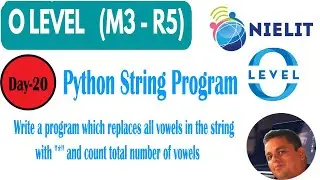 Write a program which replaces all vowels in the string with 
