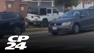 WATCH: Shocking police chase caught on video in Brampton