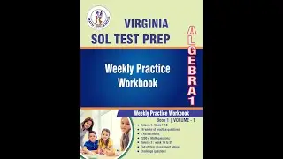 📘 Virginia SOL Algebra 1 Test Prep Workbook Volume 1 | Book Preview