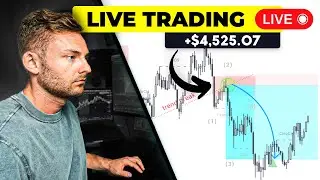 LIVE TRADING CRYPTO - Making $4,525 (SNIPER MODE)