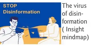 The virus of disinformation ( I sight mindmap)  explained in hindi for upsc /state pcs