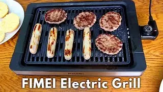 FIMEI Electric Grill Review #cooking #review