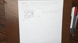 🔘VOLUMEN con integral doble entre dos superficies - CAMBIO a coordenadas polares