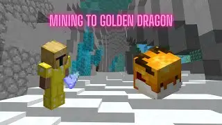 Mining to Golden Dragon EP.3 (Hypixel Skyblock)