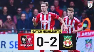 HIGHLIGHTS: Exeter City 0 Wrexham 2 (29/3/25) EFL Sky Bet League One | Exeter City Football Club