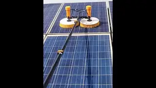 High Quality Double Head 3.5/5.5/7.5M Extensional Cleaning Robot PV Module Cleaning Brush