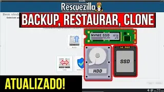 Faça BACKUP de sistemas,  CLONE e RECUPERE dados com o Rescuezilla