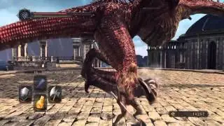 Dragon at Heide's Tower of Flame (less than 10 seconds) - NUDE - Dark Souls II (SotFS)