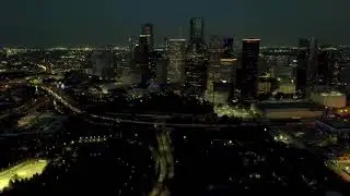 Downtown Houston Texas at Night