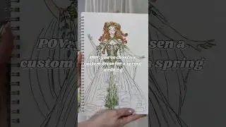 Stunning custom dress we tailored, capturing our client's vision!
