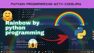 Python program to draw rainbow | rainbow program | Programming se rainbow kaise banaye