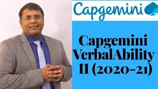 Capgemini Verbal Ability 2021 - II (Must watch)