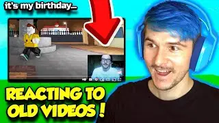 Reacting To MY OLD RUSSOPLAYS VIDEOS For MY BIRTHDAY!! (Roblox)