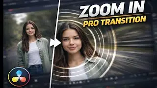 Smooth Zoom In Transition in DaVinci Resolve (No Keyframes)