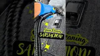 Most Satisfying Steam Cleaning Ever | Car Detailing ASMR Transformation 🚗✨