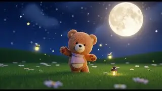 Teddy Bear Danced in the Moonlight Glow | Fun Kids Song & Nursery Rhyme | Sing Along & Dance