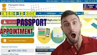 Not able to Book passport Appointment ?? Tatkal appointment book nahi ho rha hai