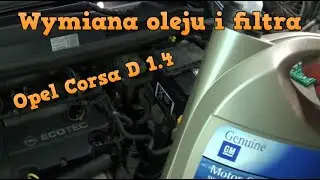 Wymiana oleju i filtra - Opel Corsa D 1.4 90 KM