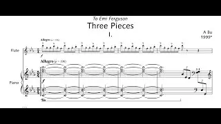 A Bu - Three Pieces for Flute and Piano
