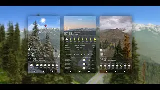 4 Season Road - Weather Live Wallpaper