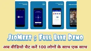 JioMeet : Video meeting app (100 Persons), Full Live Demo
