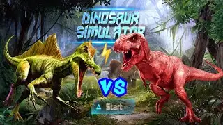 Spinosaurus vs Tyrannosaurus Rex- Spinosaurus Simulator - Android Gameplay #33 - Dinosaur Simulator