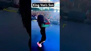 Сын короля Вона выступает с NLE Choppa на концерте 🥺