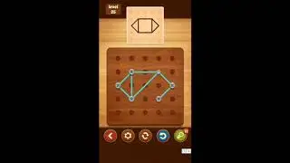 Line Puzzle: String Art. Pine. Levels 21 - 30. Walkthrough.