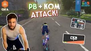 Power PB + KOM Attack! | Zwift Race &ndash; Rolling With ENVE (Cat A, Queen&rsquo;s Highway After Party)