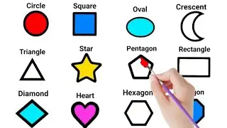 Shapes Drawing for Kids | Shapes Drawing and Colouring for Kids and Toddlers | Shapes Drawing Pages 