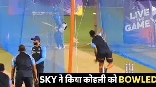 Asia Cup 2022 | Suryakumar bowling to Virat Kohli in nets