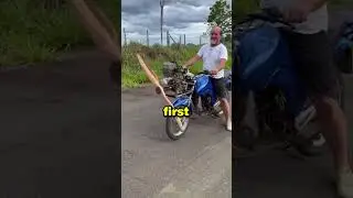 They made a flying bike!