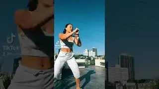 Shadowboxing challenge boxer workout training punches female fighter