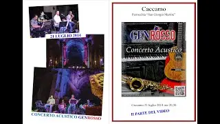 Gen Rosso, Concerto Acustico, Chiesa Madre di Caccamo 21 luglio 2014, 2&deg; parte