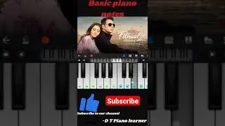 Filhaal 2 Mohabbat song tune |Easy piano tutorial