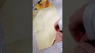 Origami paper envelope. #diy