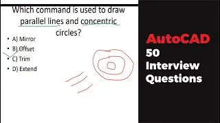 AutoCAD MCQs | Top 50 Questions & Answers for Interview & Competitive Exams (Part 1/10)