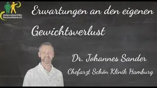 Erwartungen an den eigenen Gewichtsverlust