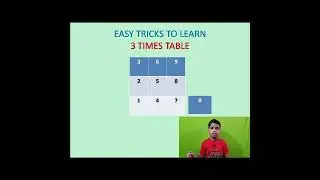 Easy Tricks to learn 3 Times Table # Maths