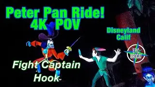 4K POV Peter Pan Ride / Disneyland California / Captain Hook
