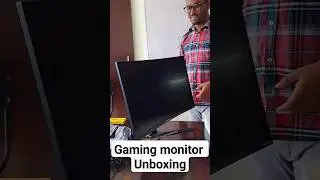 Gaming monitor unboxing | zebronics 27-inch curved gaming monitor #gamingmonitor #curvedscreen