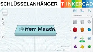 Keyrings made with Tinkercad - 3D printing project for school and home