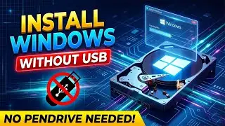 Install Windows without Pendrive or DVD | Setup Windows without Pendrive Bangla tutorial
