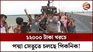 পদ্মা সেতুকে পিকনিক স্পট বানিয়ে ফেলেছেন 