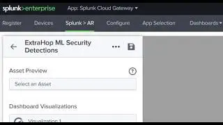 Splunk AR Workspace Designer With ExtraHop Reveal(x)