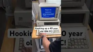 Hooking up a 40 year old IBM PC | 1983 PC Setup