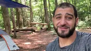10 mile (round trip) Hike & Camp 🏕 @ South Mountains State Park - NC