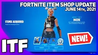 Fortnite Item Shop *NEW* DIZZIE STARTER PACK + RAREST WRAP RETURNS! [June 14th, 2021] (Fortnite BR)
