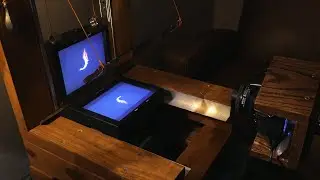 HD Video Feedback Kinetic Sculpture - Audio Integration Weirdness