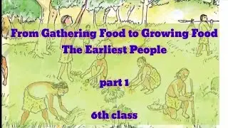 From Gathering Food to Growing Food - The Earliest People  part1  6th class
